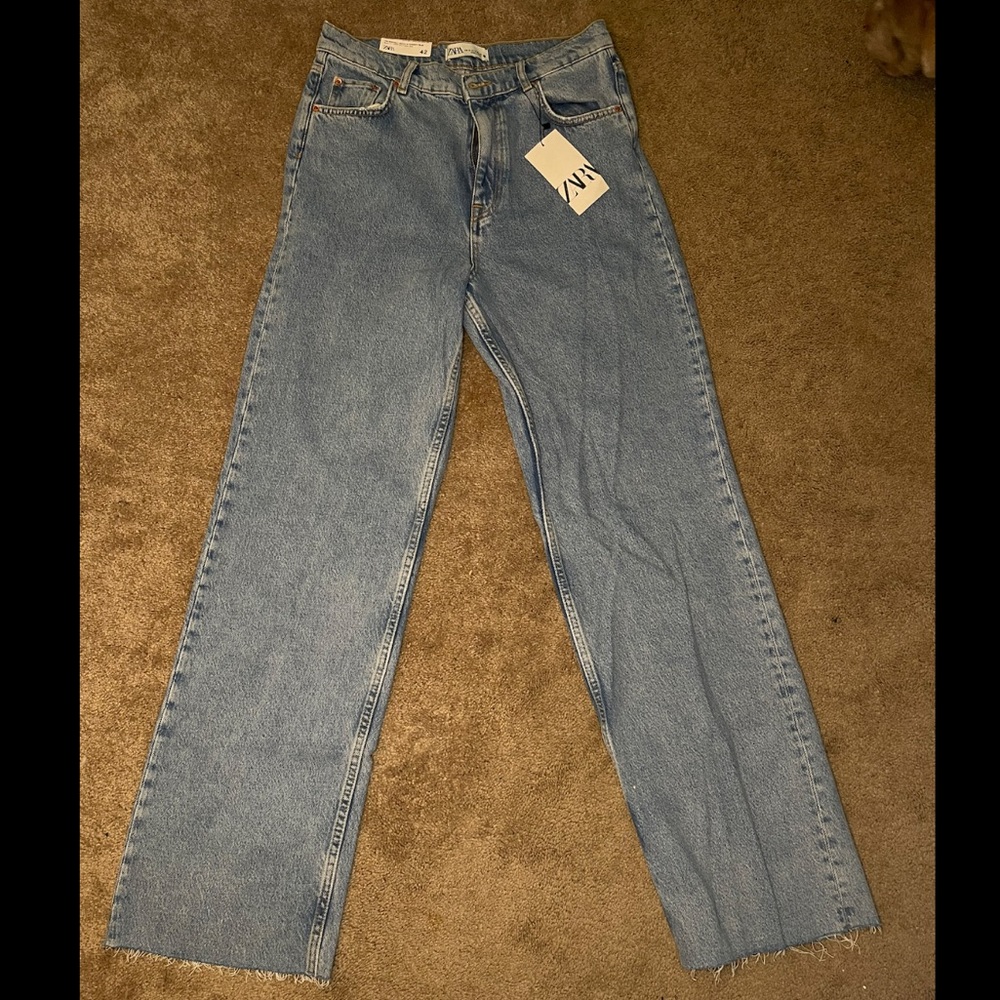 Zara high waisted flare jeans